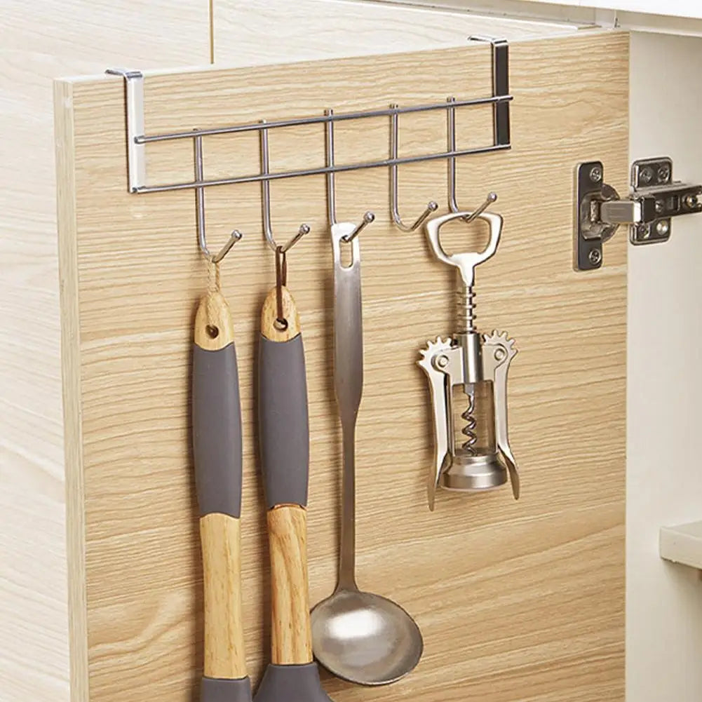 5 Hooks Home Bathroom Organizer Rack
