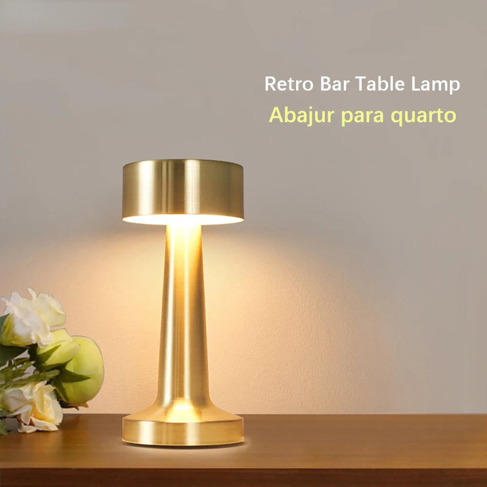 Table Lamp Retro Bar Led Night Light Lampara