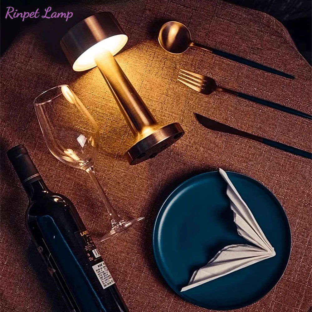 Table Lamp Retro Bar Led Night Light Lampara