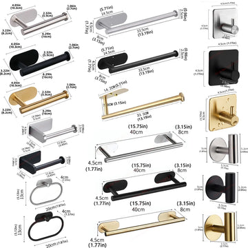 Bathroom Hardware Accessories Racks
