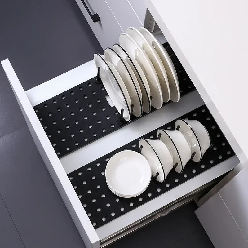 Kitchen Organizer Sink Drain Shelf Dish Drying Rack