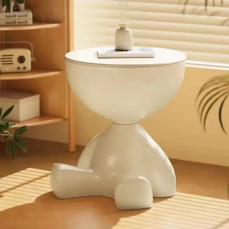 Cream Coffee Table Sofa Bed Side Table