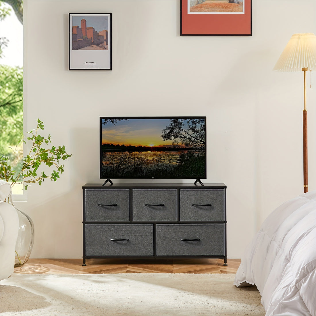 TV Stand Dresser For Bedroom Entertainment Center